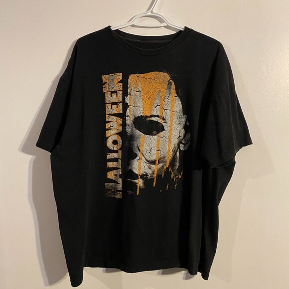 Halloween Michael Myers Mask Tee TAGGED 2XL - Picture 1 of 4